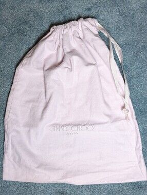 Jimmy Choo Large Dust Bag 16x13 Lilac Handbag Varenne Bon Bon Replacement Pouch